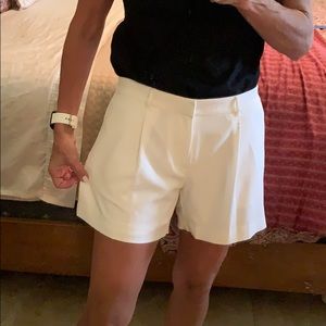 Polyester dress shorts fully lined